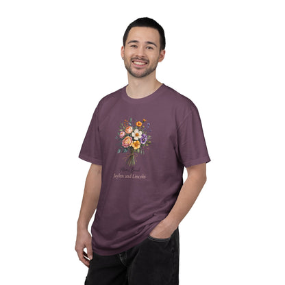 Mom's Bunch Custom Name T-Shirt — Personalized Mom Script Graphic Tee