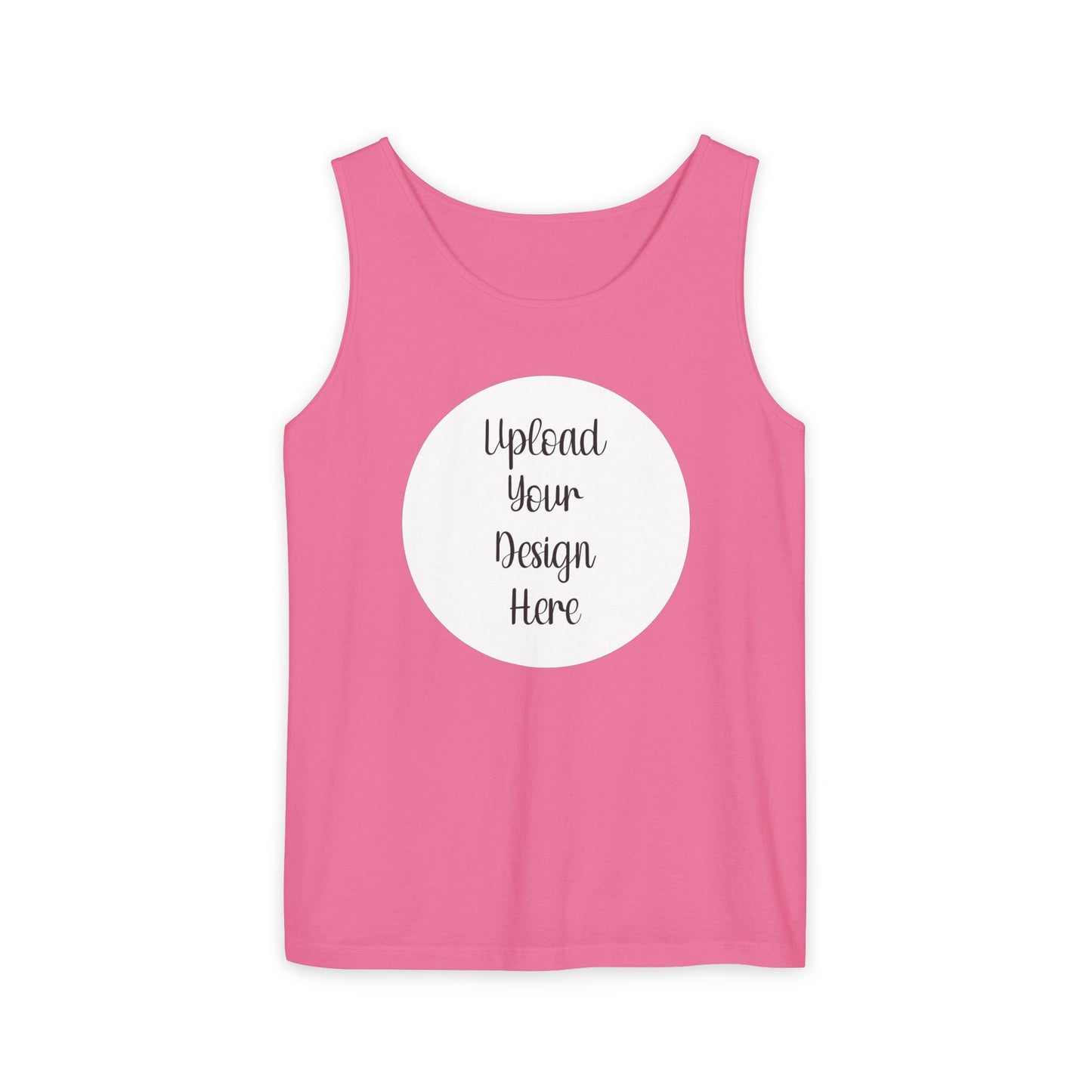 *Custom Tank Top — Comfort Colors Various Colors - Upload Your Design