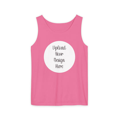 *Custom Tank Top — Comfort Colors Various Colors - Upload Your Design