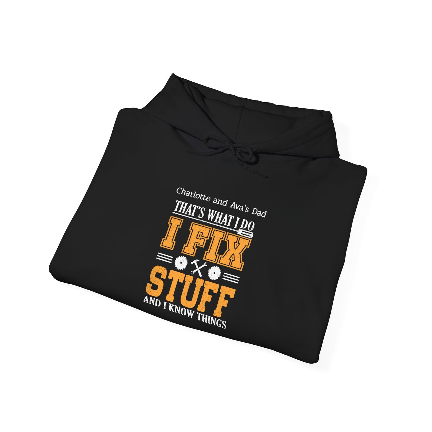 I Fix Stuff Custom Kid's Names Hoodie - Personalized Gift