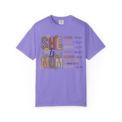 She Is Mom — Mom Graphic T-Shirt