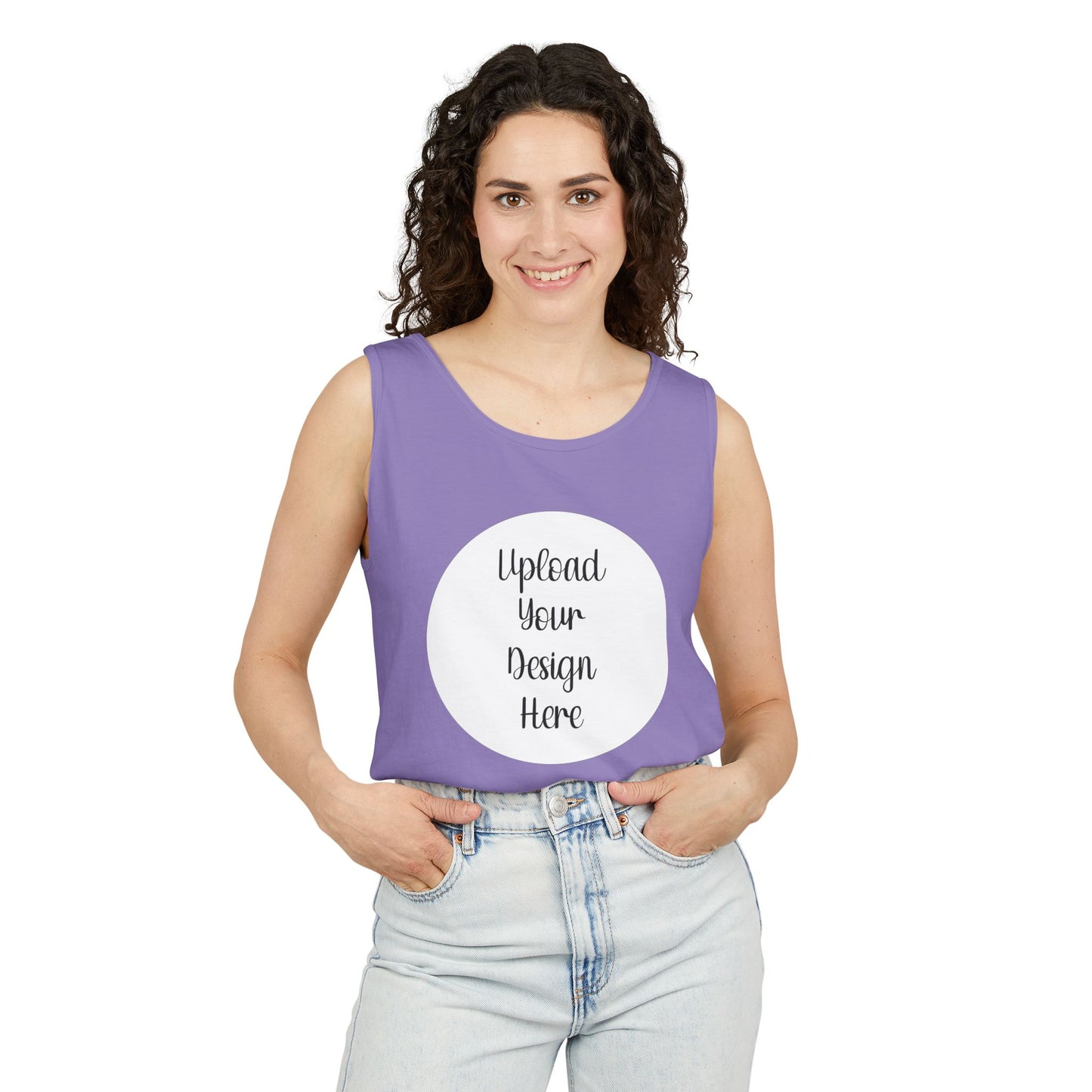 *Custom Tank Top — Comfort Colors Various Colors - Upload Your Design
