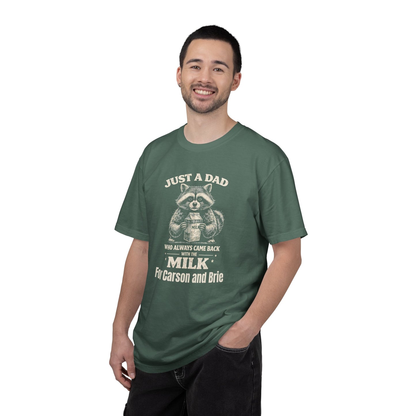 Just A Dad Custom Kid's Names— Fathers Day Tee