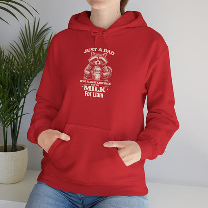 Just a Dad Custom Kid's Names Hoodie - Personalized Gift