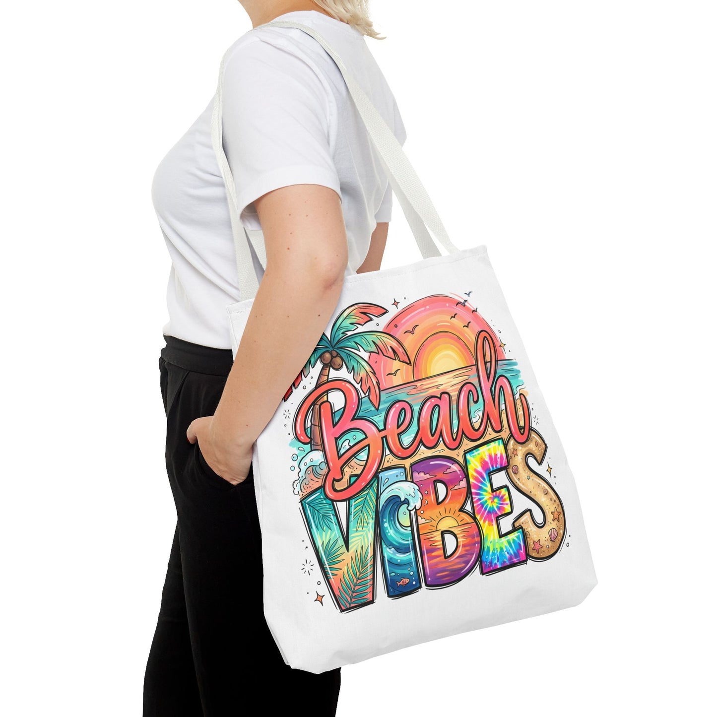 Beach Vibes — Beach-Ready AOP Carryall