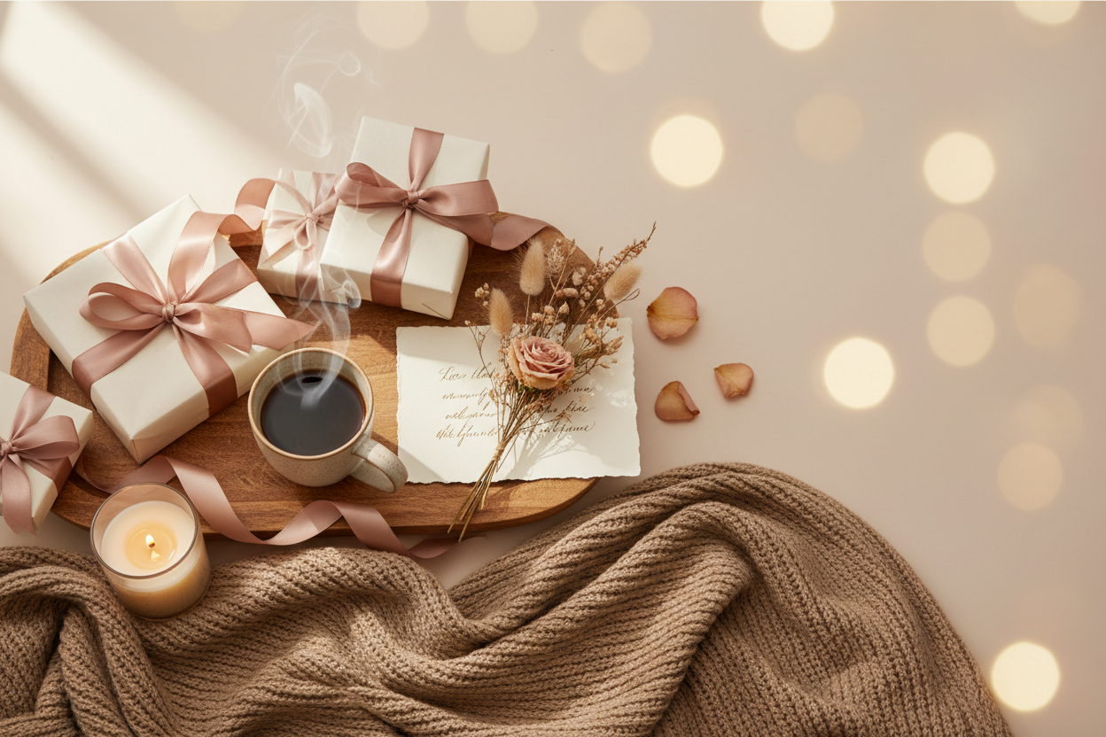 Warm Cozy Gifting Lifestyle